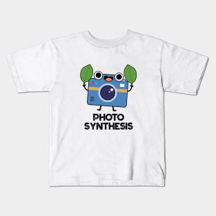 Photo Syntesis Cute Camera Pun Kids T-Shirt